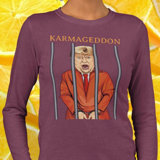 Camiseta Triblenda KARMAGEDDON: Funny en el Naranja de prisión Jumpsu (Subido por el creador)