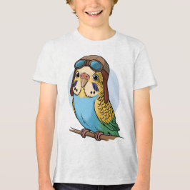 Camiseta Triblenda Kawaii Budgie - Ilustracion de pájaro de Parakeet
