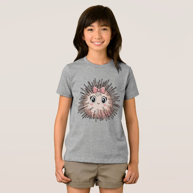 Camiseta Triblenda Kawaii Sea Urchin ( Anverso Completo)