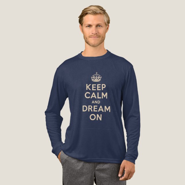 Camiseta Triblenda "Keep Calm and Dream On"  (Anverso Completo)
