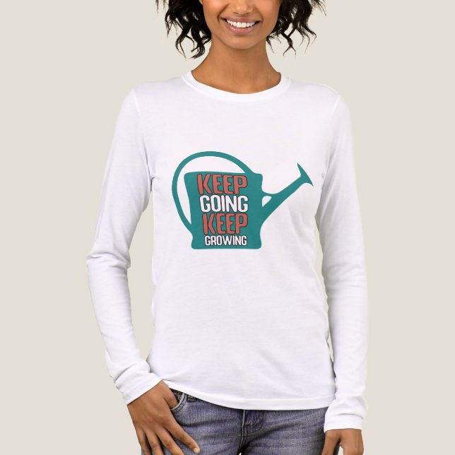 Camiseta Triblenda Keep Going Keep Growing Inspiration Mental Health (Anverso)