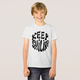Camiseta Triblenda Keep Smiling! - Simple & Cheerful Happy Vibe Desig