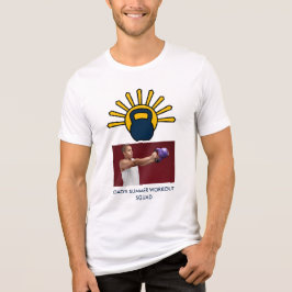 Camiseta Triblenda Kettlebell Sun Custom Photo Father's Day Men's