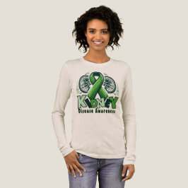 Camiseta Triblenda Kidney Disease Awareness – Green Ribbon T-Shirt