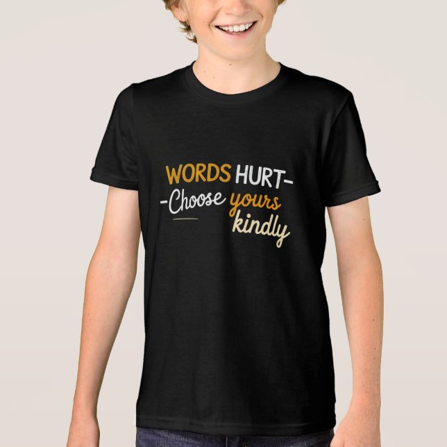 Camiseta Triblenda Kids' Anti-Bullying T-Shirt (Anverso)