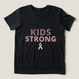 Camiseta Triblenda Kids Strong Cancer Awareness Shirt – Cute Inspirat