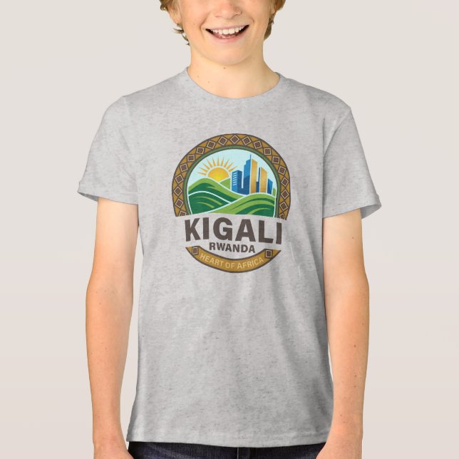 Camiseta Triblenda Kigali Rwanda Africa (Anverso)