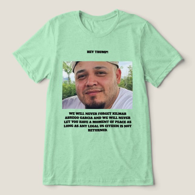 Camiseta Triblenda Kilmar Abrego Garcia Tri-Blend Shirt (Diseño delantero )