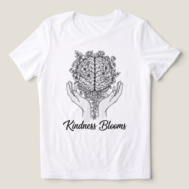 Camiseta Triblenda Kindness Blooms (Diseño delantero )