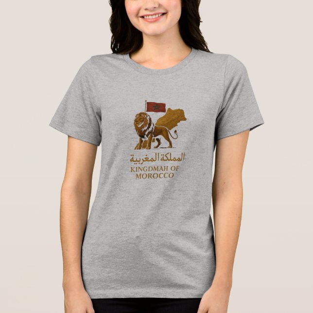 Camiseta Triblenda "Kingdom of Morocco Pride T-Shirt | المملكة المغرب (Anverso)