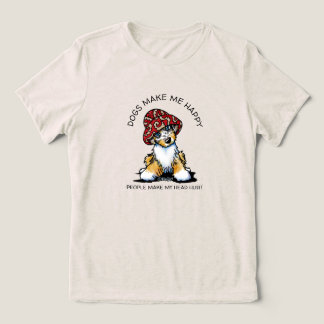 Camiseta Triblenda KiniArt Aussie Shepherd Dog Lover T-Shirt