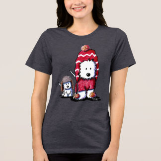 Camiseta Triblenda KiniArt Winter Westies