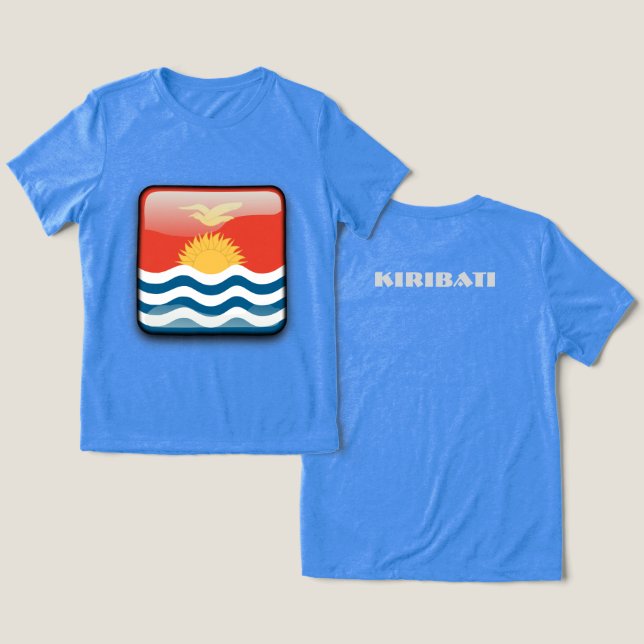 Camiseta Triblenda KIRIBATI Special Tourift Gift Classic (Diseño Anverso y Reverso)