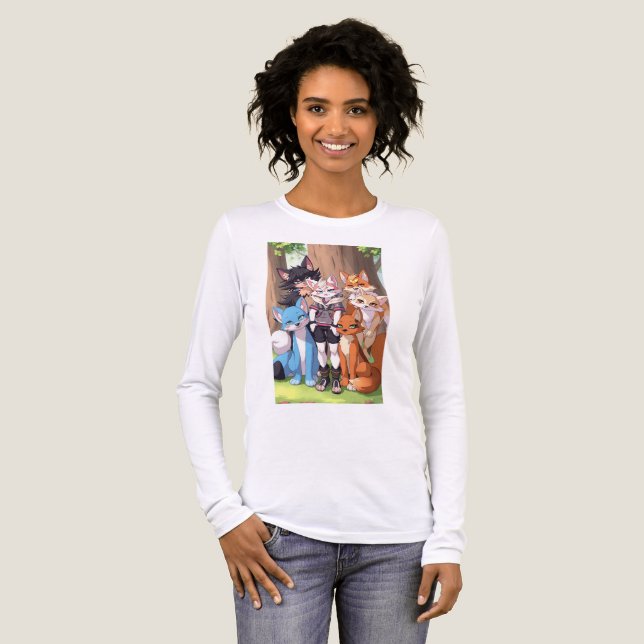 Camiseta Triblenda Kitty Club Too (Anverso Completo)