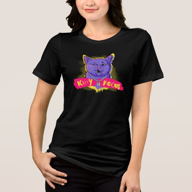 Camiseta Triblenda Kitty Vicious  (Anverso)