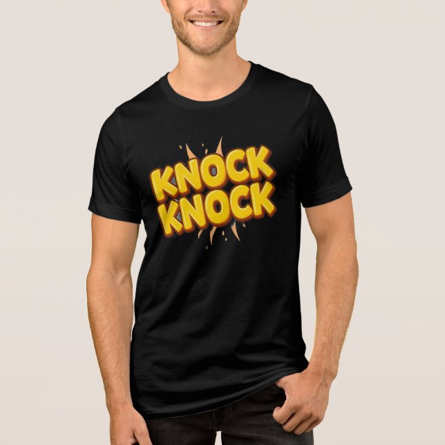 Camiseta Triblenda Knock knock (Anverso)