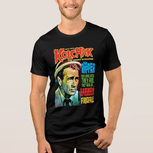 Camiseta Triblenda Kolchak El escalador nocturno, estilo 3 de Home St (Anverso)