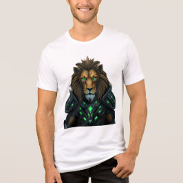 Camiseta Triblenda Königlicher Löwe – Neon Power