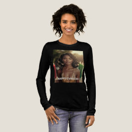 CAMISETA TRIBLENDA KWANZAA - FELIZ KWANZAA - 