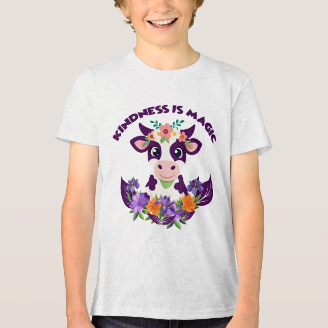 CAMISETA TRIBLENDA LA AMABILIDAD ES MÁGICA (Anverso)