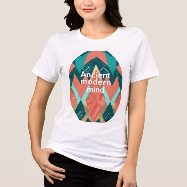 Camiseta Triblenda La Antigua Mente Moderna, Los Sagrados Triángulos (Anverso)