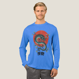 Camiseta Triblenda La bestia mítica se levanta bajo el sol rojo