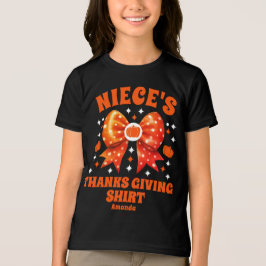 Camiseta Triblenda La camiseta de acción de gracias de una sobrina pe