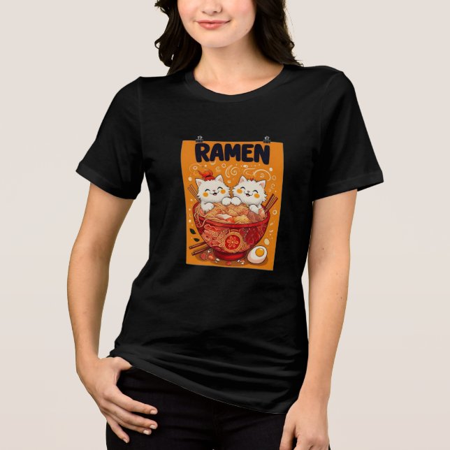 Camiseta Triblenda La camiseta de mujer Ramen (Anverso)