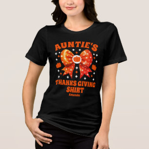 Camiseta Triblenda La camiseta personalizada de Acción de Gracias de 
