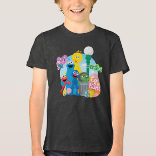 Camiseta Triblenda La caza de huevos de Semana Santa de Plaza Sésamo
