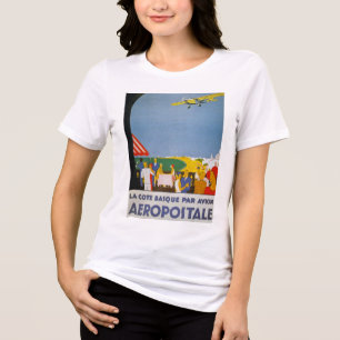 Camiseta Triblenda La Costa Vasca Por Avión