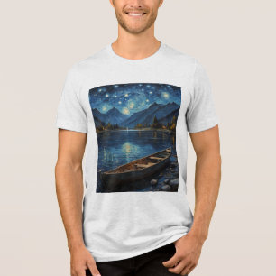 Camiseta Triblenda "La deriva estrellada: Pesca bajo el Cosmos