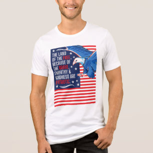 Camiseta Triblenda La empatía y la amabilidad son patriotas