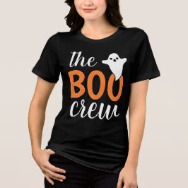 Camiseta Triblenda La familia de Boo Crew Naranja Halloween