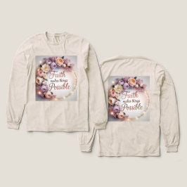 Camiseta Triblenda La Fe Hace Posibles las Cosas