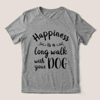 Camiseta Triblenda La felicidad es... Camiseta divertida para perros