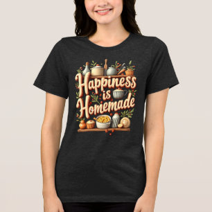 Camiseta Triblenda La felicidad es casera