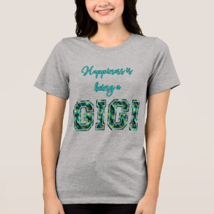 Camiseta Triblenda La felicidad es ser una pluma de Gigi Peacock