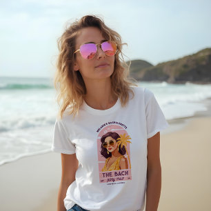 Camiseta Triblenda La fiesta de la Bachelorette, retro, de la tripula