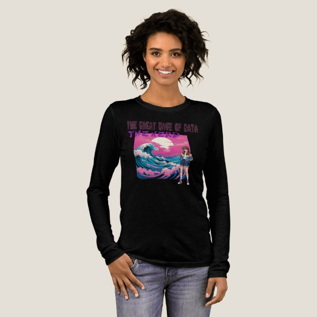 Camiseta Triblenda La Gran Ola De Datos (Anverso Completo)