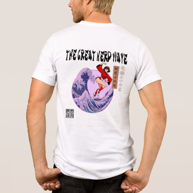 Camiseta Triblenda La Gran Ola Friki (Reverso)