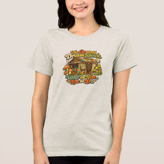 Camiseta Triblenda La Groovy Dream Shack: Bella+Canvas Tri-blend Tee