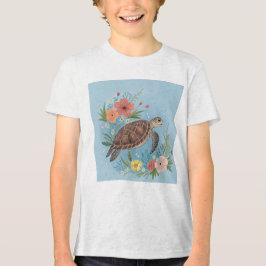 Camiseta Triblenda La ilustración de una tortuga marina