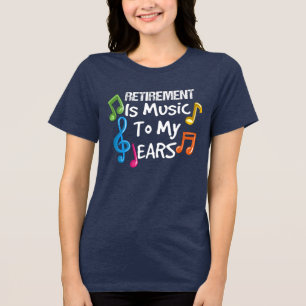 Camiseta Triblenda La Jubilación es Música para Mis Oídos Maestro Jub