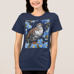Camiseta Triblenda La Lagópodo Común y Nomeolvides de Alaska
