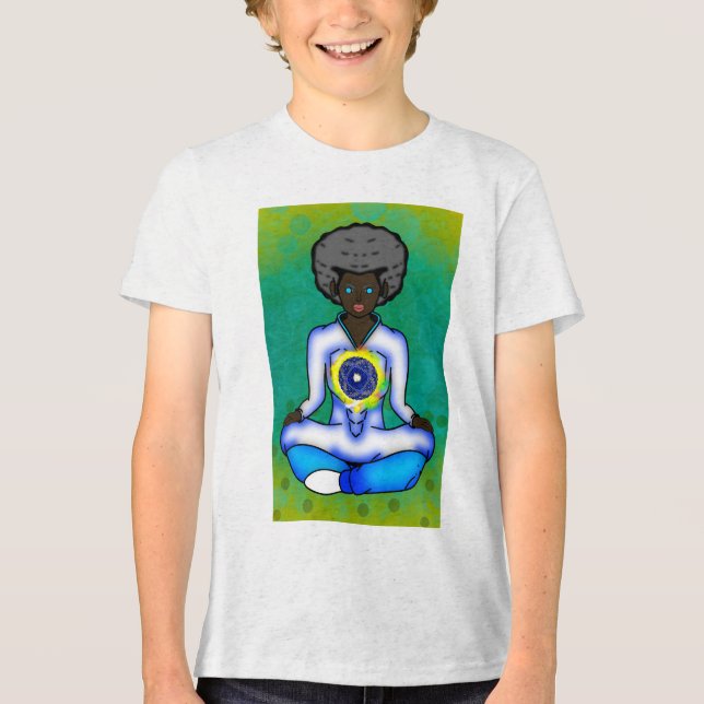 Camiseta Triblenda La luz azul de la protección (Anverso)