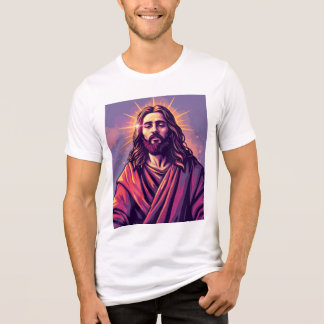 Camiseta Triblenda La luz del mundo: Jesús en el tee gráfico robo