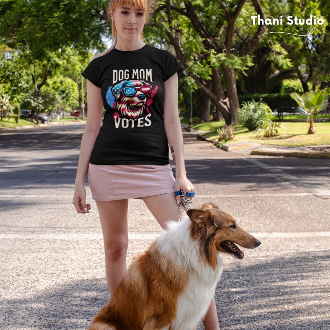 Camiseta Triblenda La madre del perro vota elecciones graciosas en 20 (Subido por el creador)