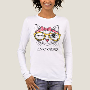 Camiseta Triblenda La mamá del gato de las mujeres
