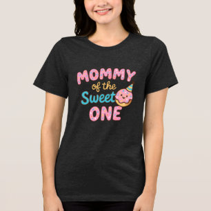 Camiseta Triblenda La mami de los dulces - el diseño del cumpleaños d